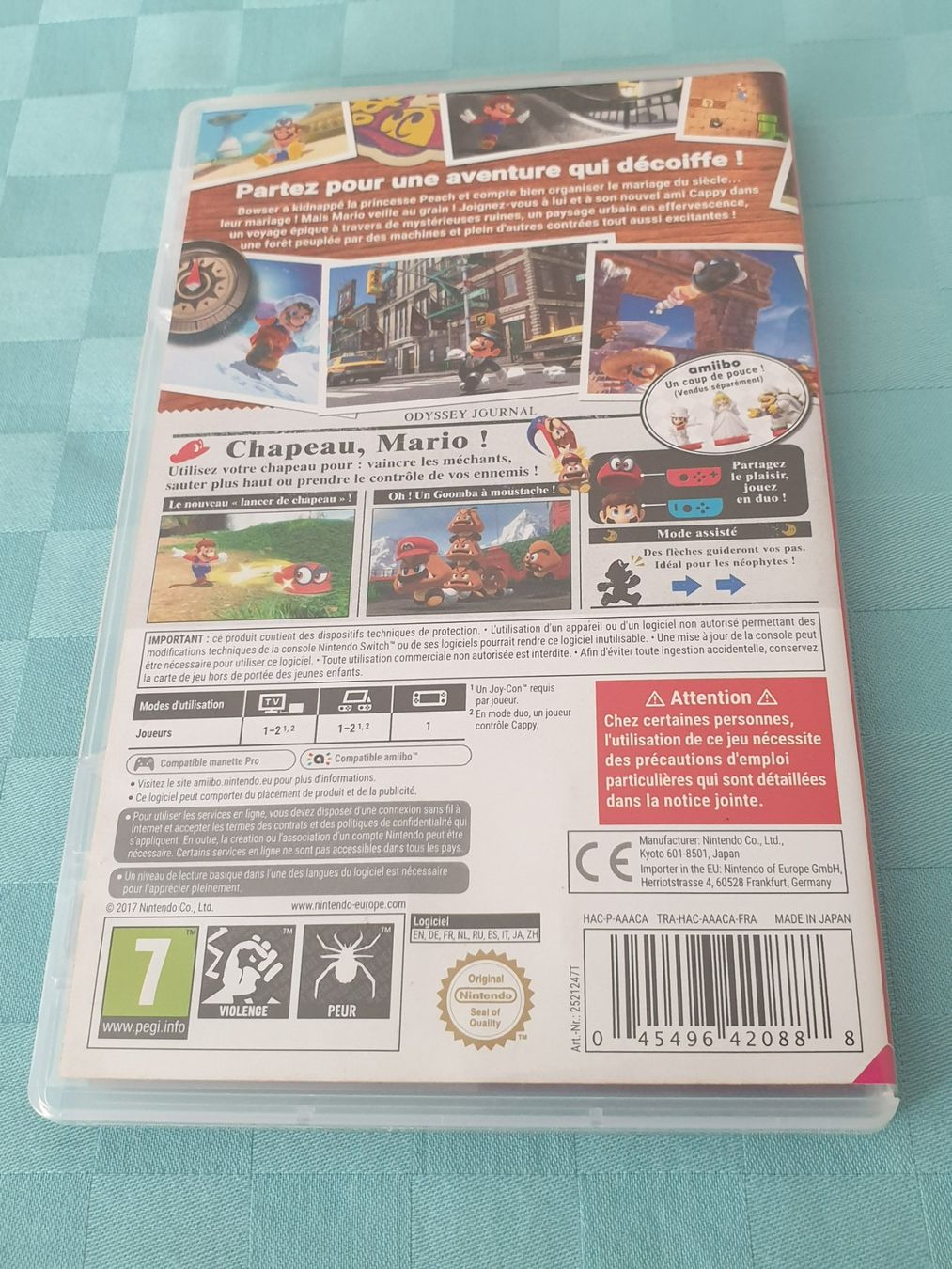 Nintendo Spiele: NINTENDO SWITCH SUPER MARIO ODYSSEY – Gebraucht aus Mörschwil von spirspi 4