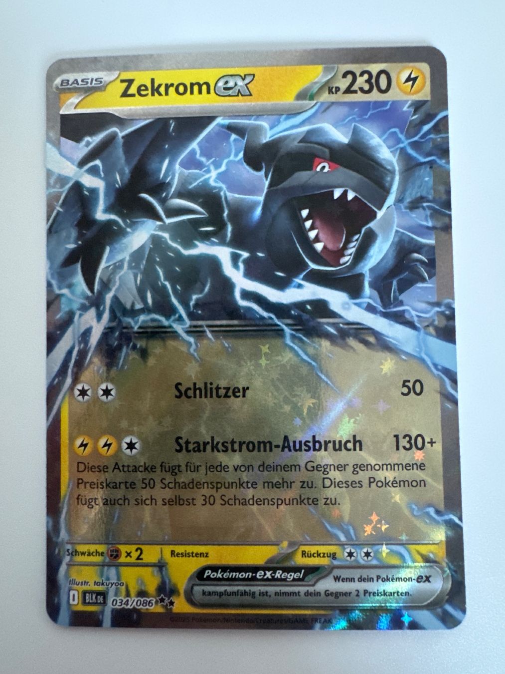Pokémon Carte collezionabili: Zekrom EX - Black Bolt - 034/086 – Usato da Mettmenstetten venduto da raf_597t