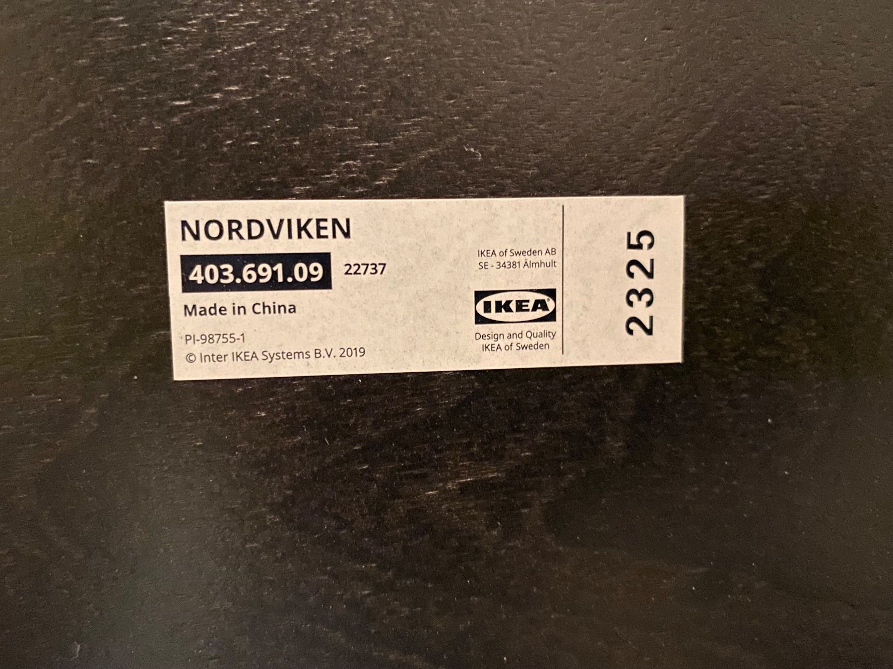 Ikea Sedie: NORDVIKEN Stühle, 4 Stück, schwarz – Usato da Zürich venduto da twibbi 2