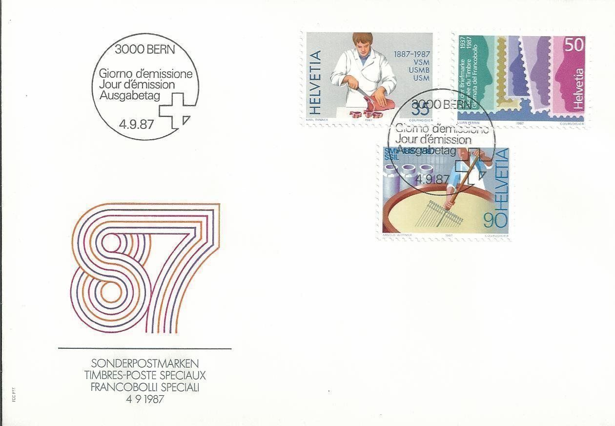 Tutti i francobolli: 1987 Schweiz – Usato da Trübbach venduto da Sammer51