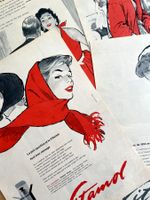 Vitamol Crème - 4 alte Werbungen / Publicités 1954/56