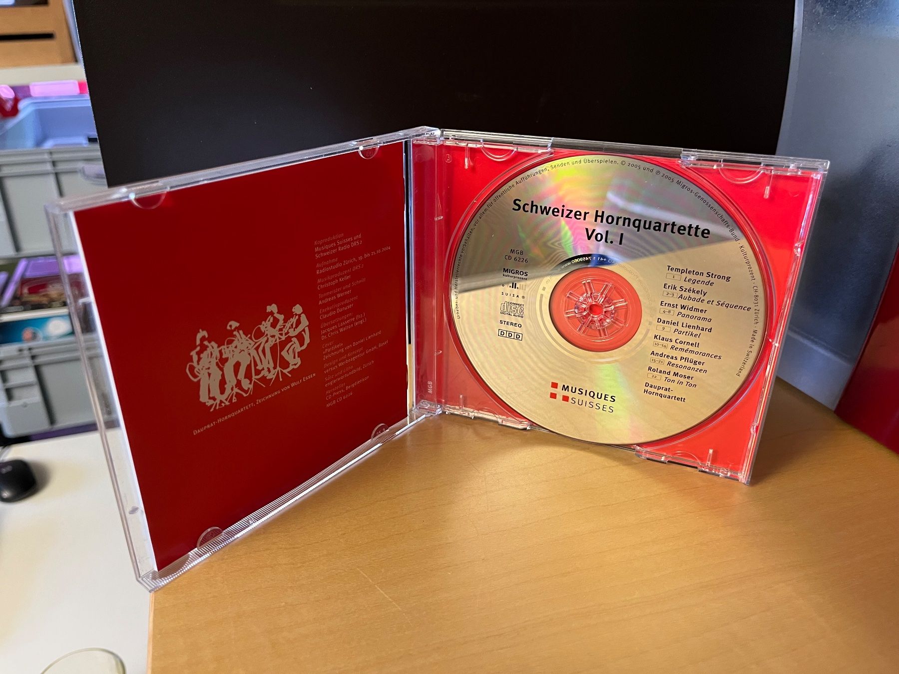CD: Schweizer Hornquartette - Vol. 1 - XHJ42A – Usato da Küsnacht ZH venduto da Jazztilldawn 2