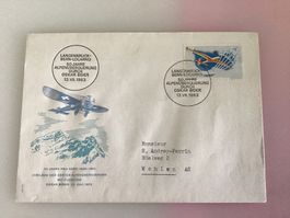 Alpenüberquerung 1963 - Sonderbriefmarke Oskar Bider