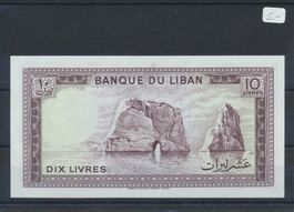 Libanon, Banknote 10 Livres, ungebraucht