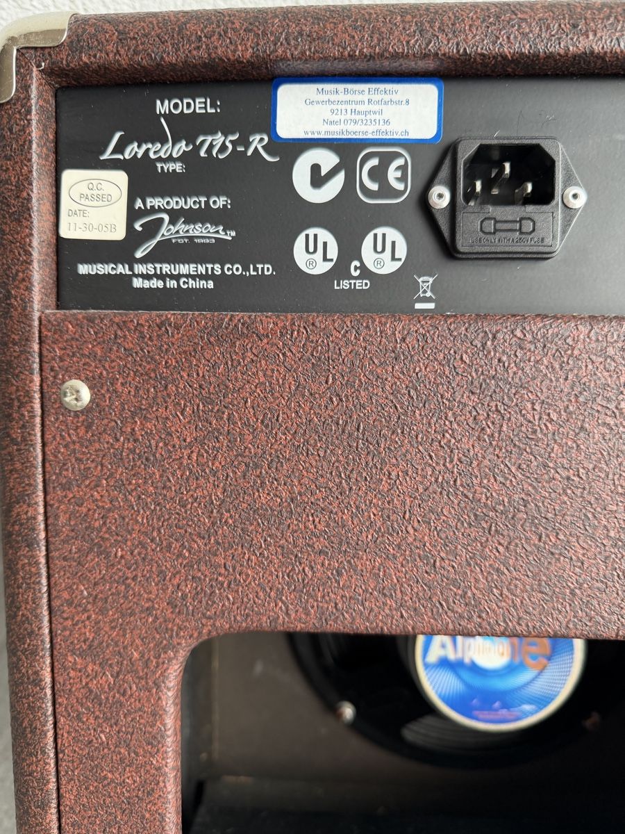 Amplificatori: Johnson Loredo T15-R – Usato da Hauptwil venduto da musikboerse 4