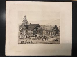 Lilly Langenegger, Gemälde, Lithographie, Radierung
