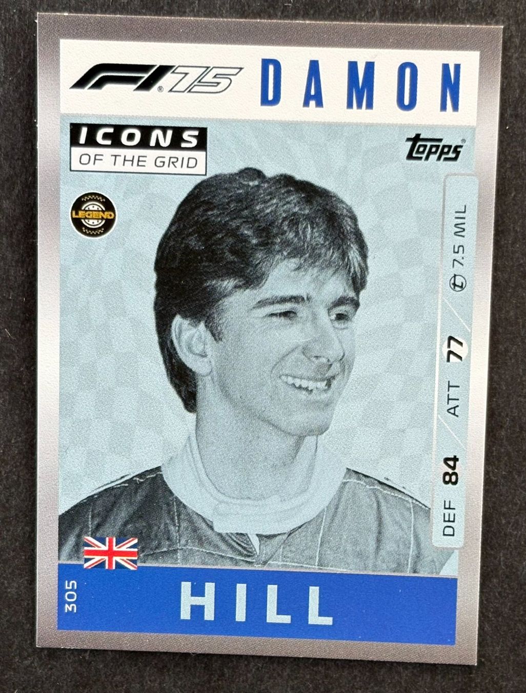 Topps Carte collezionabili: DAMON HILL – Usato da Ostermundigen venduto da Wyatt-Earp