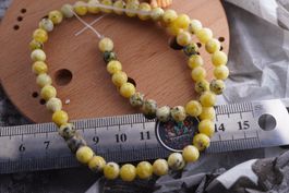 Lizardit Jade   6mm  Kugel     Strang  – Räumung (1)