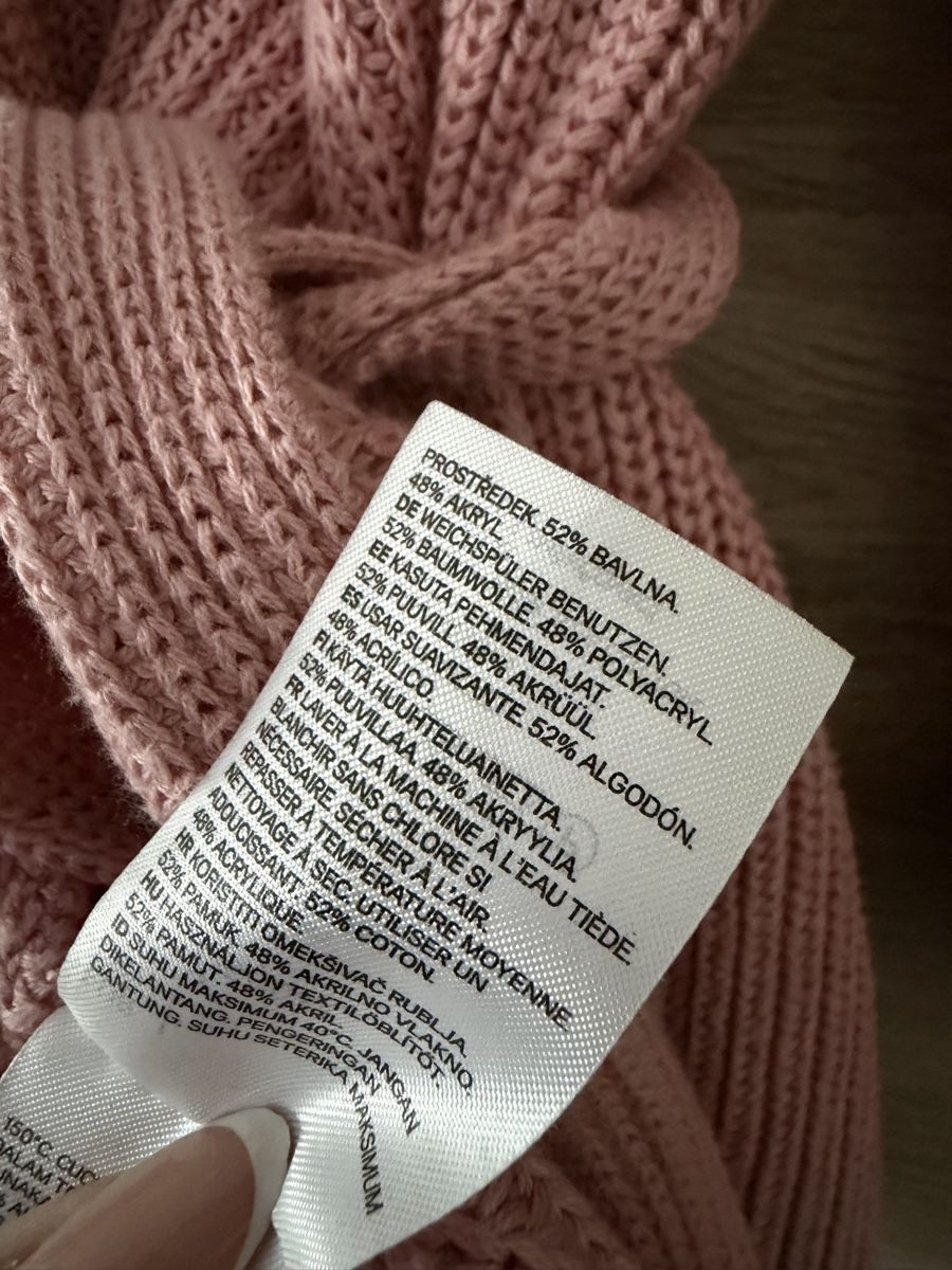 H&M Giacche: H&M Divided Strickjacke, Grösse L, Rosa – Usato da Au ZH venduto da FMRF 2