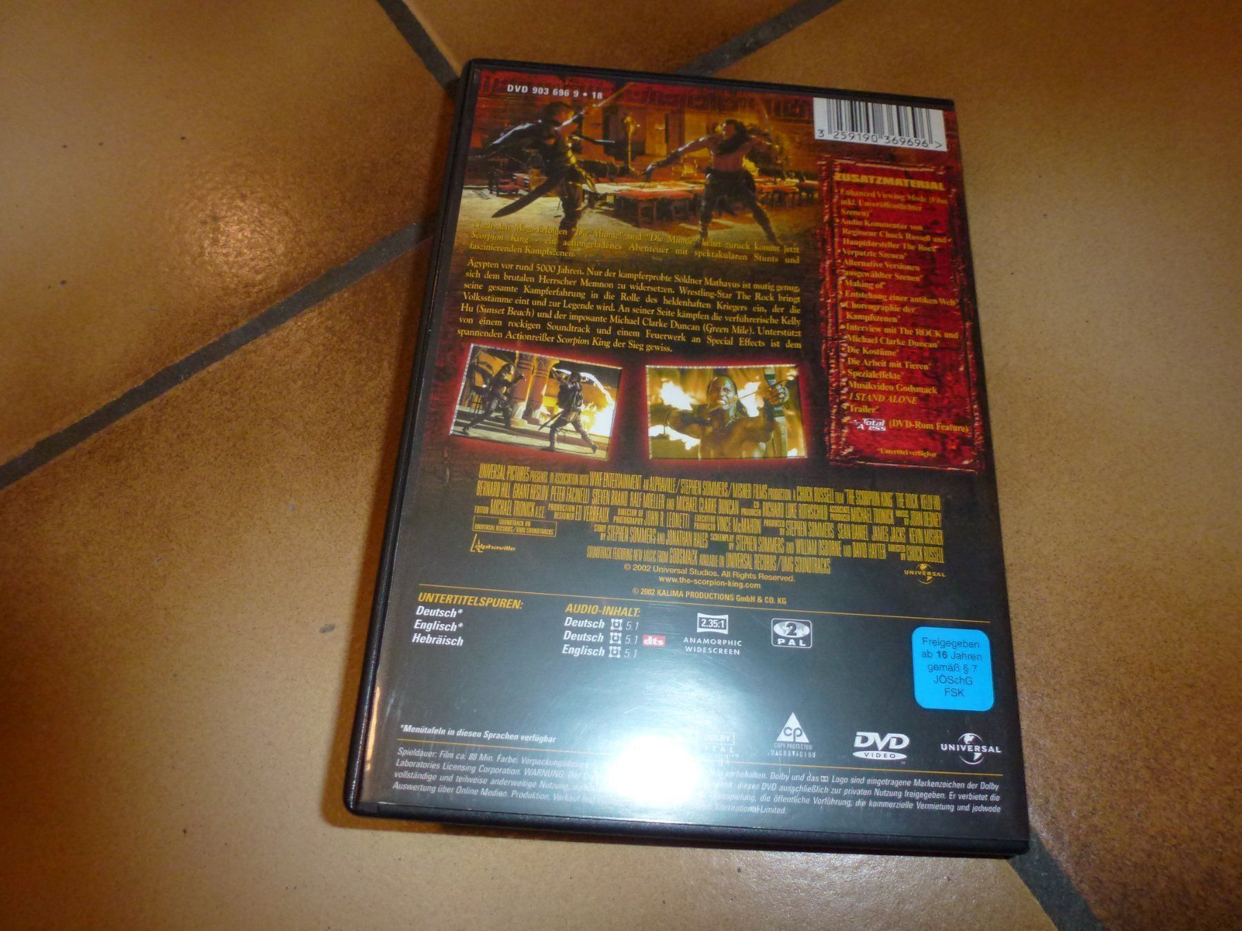 Alle DVDs: The Scorpion King DVD – Gebraucht aus Olten von Disc-Verkauf 2