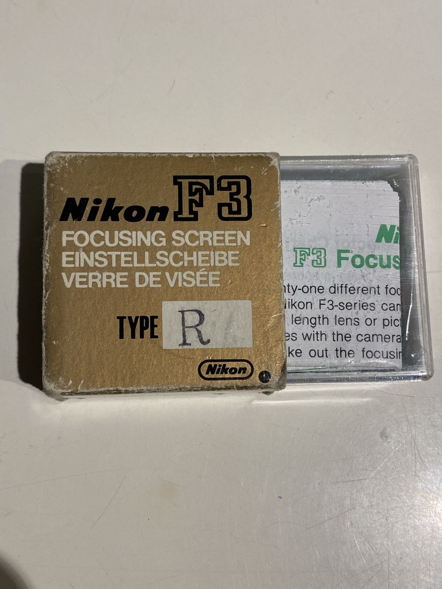 Nikon Obiettivi: NIKON F3 Einstellscheibe Type R/ Focusing Screen – Usato da Utzigen venduto da Lasagne99 2