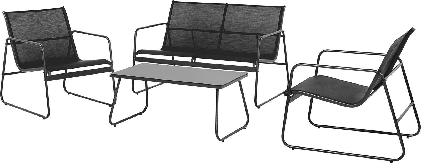 Set di tavolo e panche: Garten Lounge Set Textilene – Nuovo e nell'imballaggio originale da Willisau venduto da Luzern-West