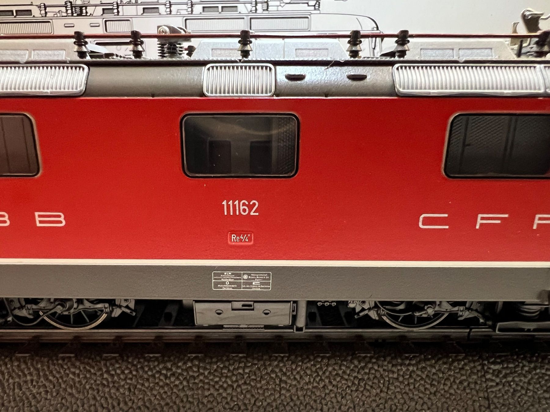 Märklin Modelleisenbahnen: Märklin Re 4/4 Digital MFX Platine LED – Neu (gemäss Beschreibung) aus Martigny von nevada98 1