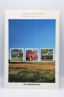 Land Rover Modellprogramm 1989 Prospekt