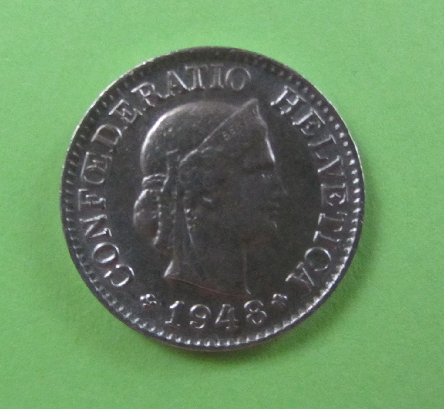 Tutti le monete: 10 Rappen Münze 1948 – Usato da Malters venduto da moc_z8d9