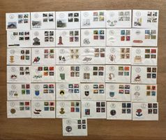 Schweiz - 37 PRO PATRIA FDC 1968-2004 komplett 