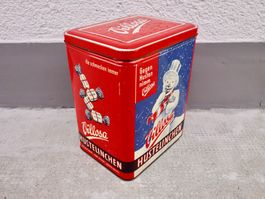 alte Blechdose Dose VILLOSA HUSTELINCHEN BONBONS HUSTEN