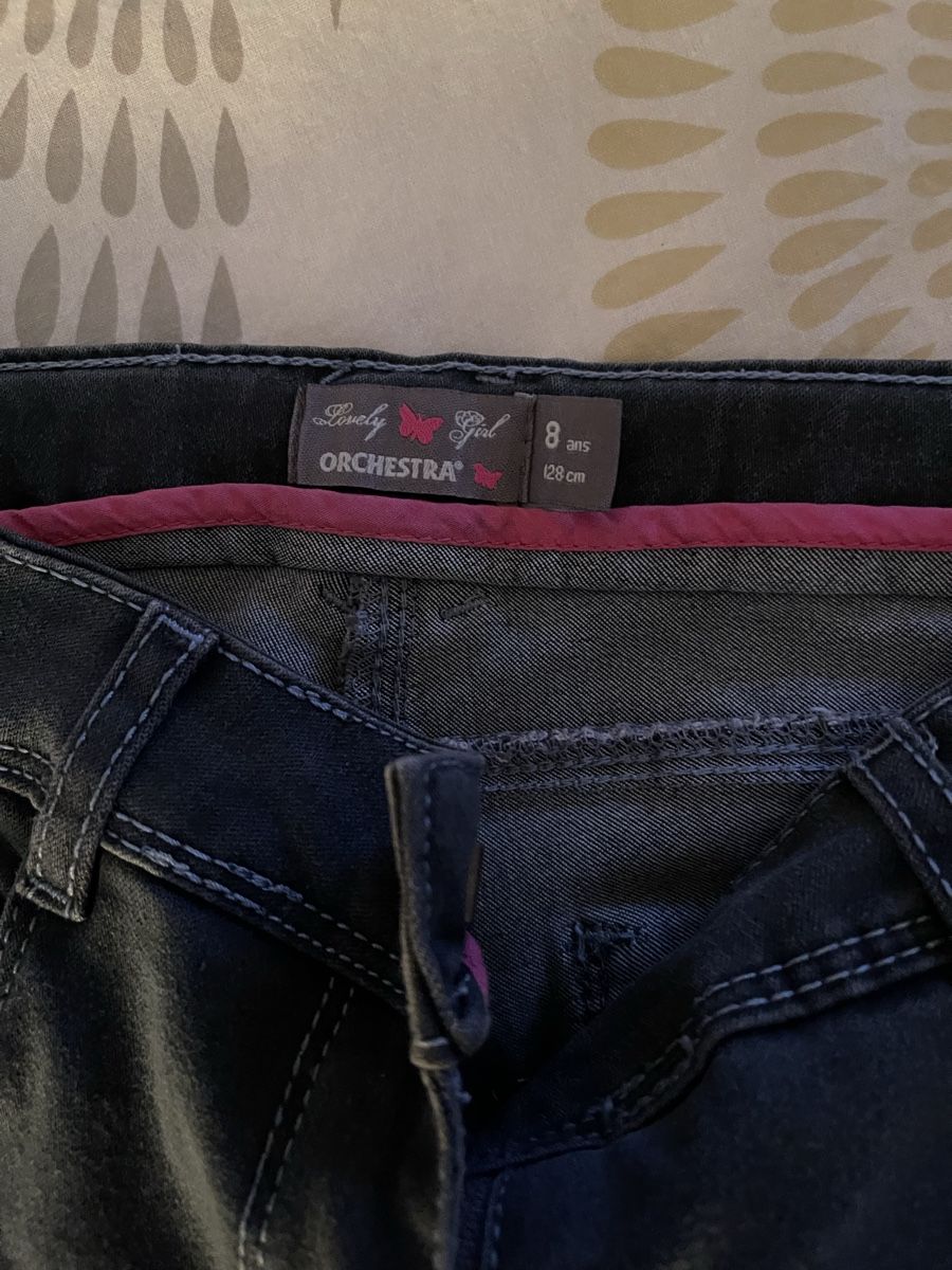 Pantaloni: Jeans marque orchestra fille 8 ans – Nuovo (secondo la descrizione) da MARLY venduto da AISLEE 1