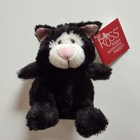 Russ Katze Stofftier, Neu mit Etikett.