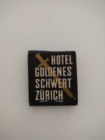 Streichholzheft Hotel Goldenes Schwert Zürich gebraucht