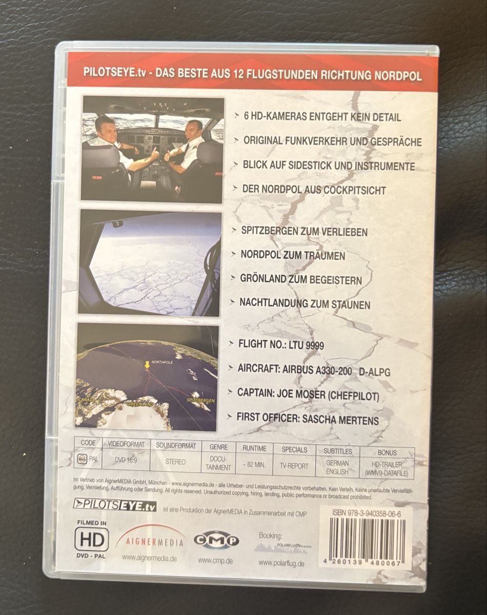 Tutti i DVDs: PilotsEye NORDPOL DVD – Usato da St. Margrethen SG venduto da Aroimaak 1
