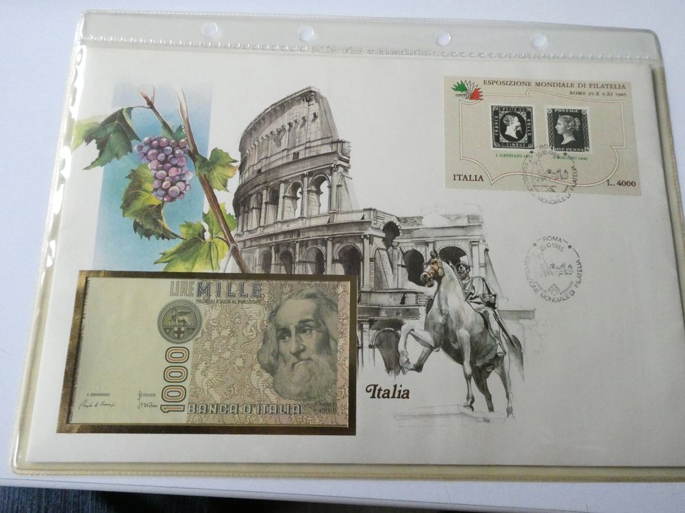 Italien 1985, Banknotenbrief (Neu (gemäss Beschreibung)) in Hinterforst ...