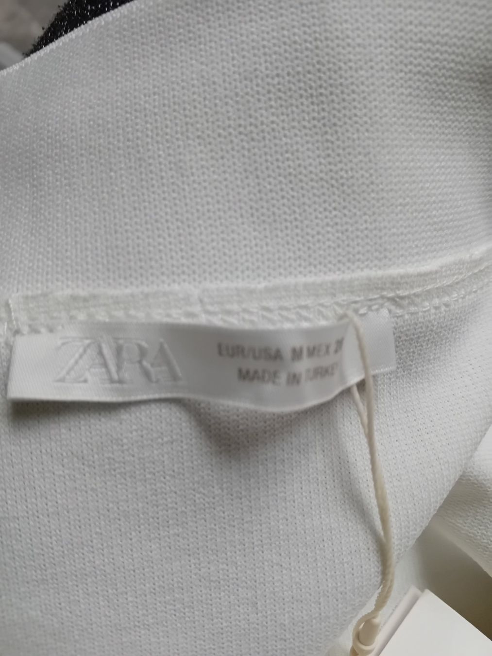 Zara Top: Top blanc Zara taille S, neuf – Nuovo e nell'imballaggio originale da Rüthi (Rheintal) venduto da titlis07 2