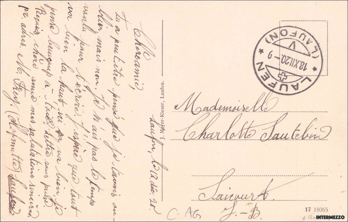 Cartoline postali: Laufen Laufon  // Postgebäude 1920 – Usato da Basel venduto da intermezzo12 1