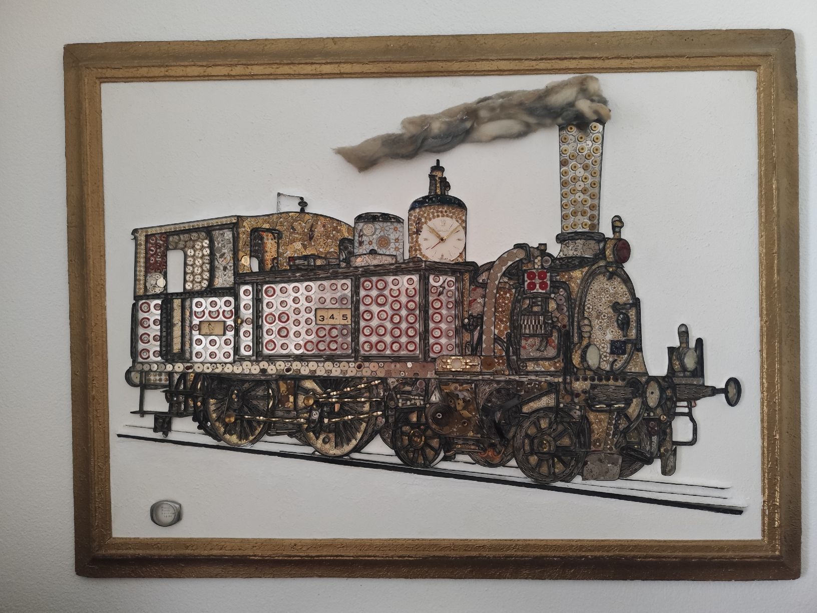 Orologi: BILD einer Dampf Lokomotive  (unikat) – Usato da minusio venduto da bierbrauer 3