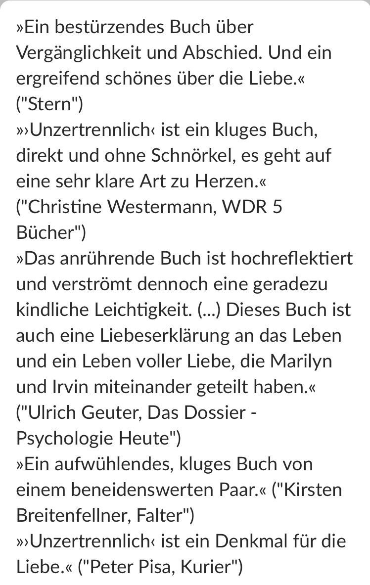 Bücher: Unzertrennlich: Yalom – Gebraucht aus Buchs AG von Allerleis 8