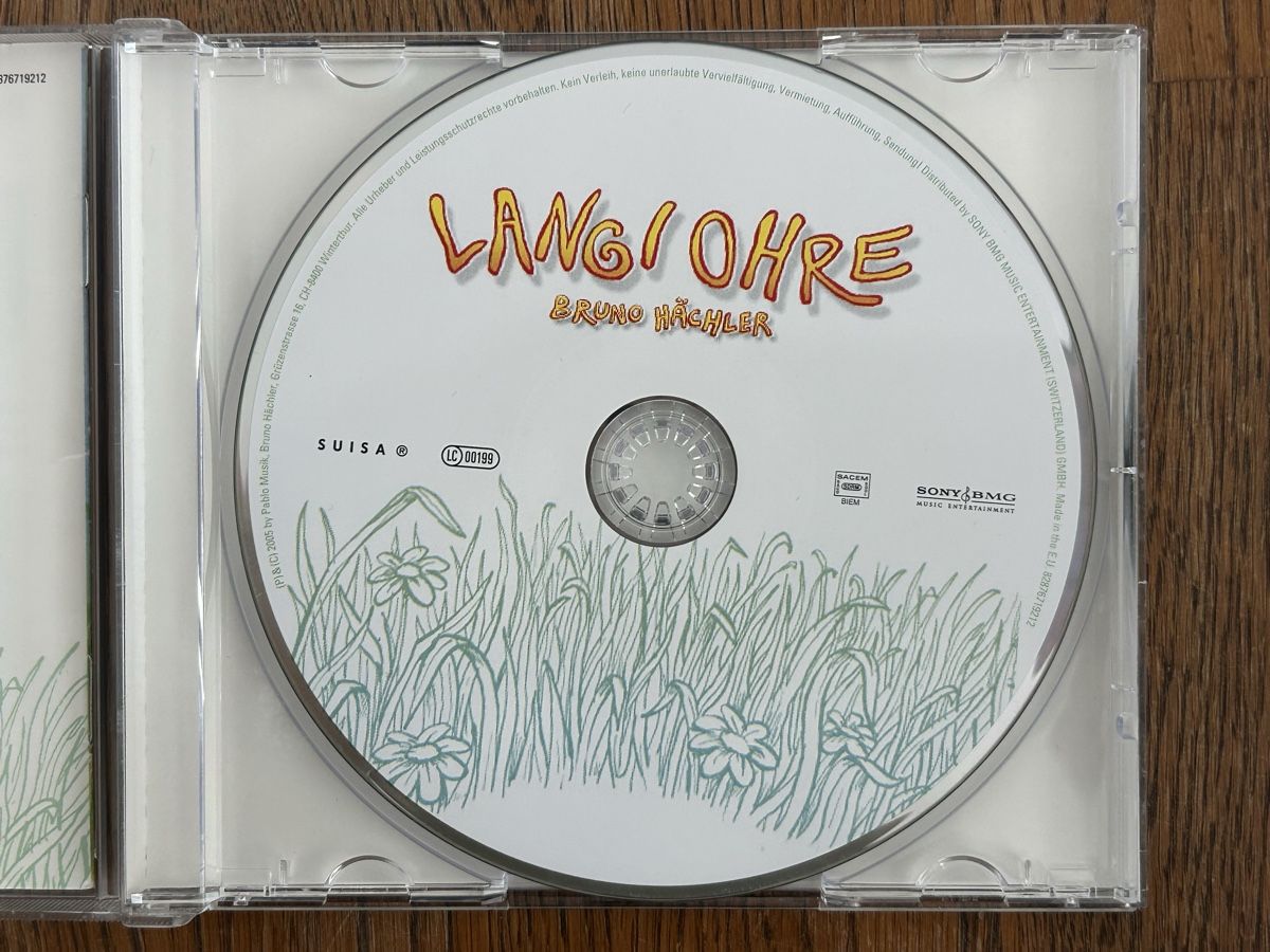 CD: Bruno Hächler - Langi Ohre - CD - Kinderlieder - Top! – Usato da Wolhusen venduto da eve_m6cg 1