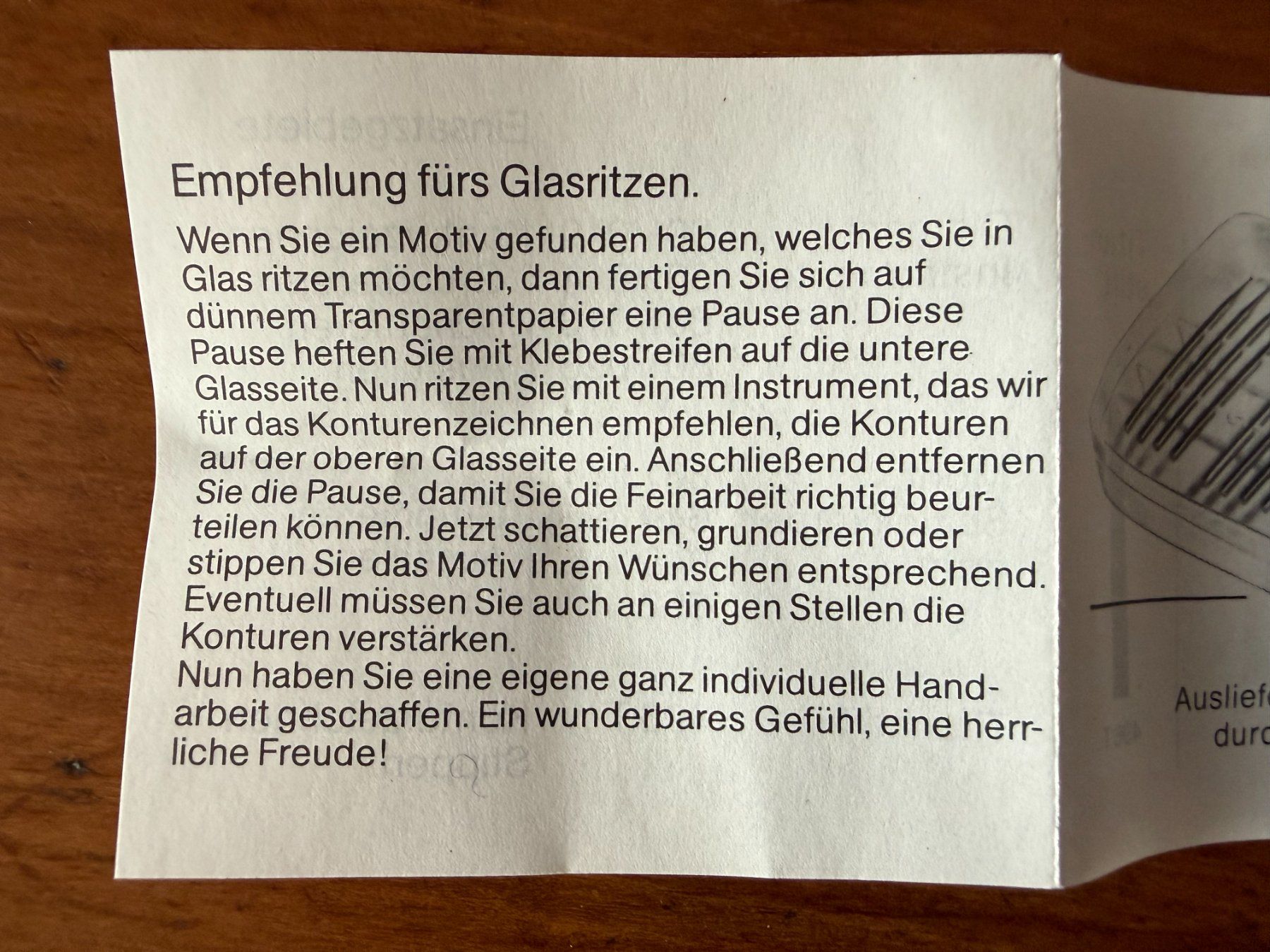 Kit bricolage: Werkzeug zum Glasritzen – Usato da Subingen venduto da ArtBead 4