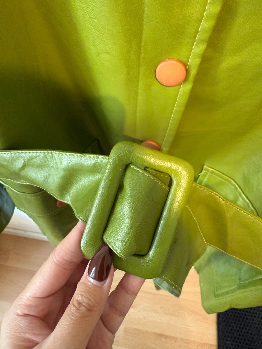 Giacche: Green leather jacket – Usato da St. Gallen venduto da trxcy 6