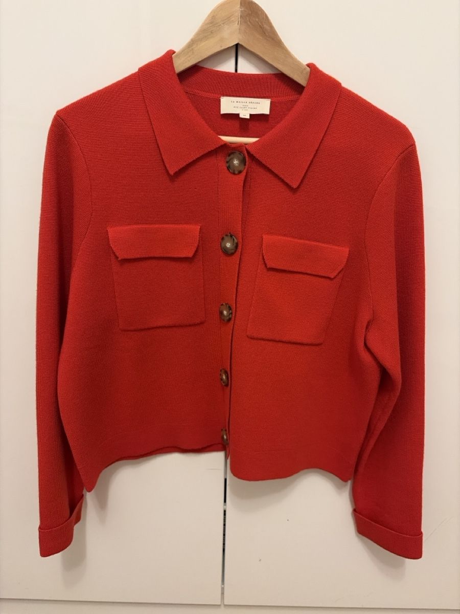 Sezane Giacche: Sézane Betty Strickjacke Gr M  – Nuovo (secondo la descrizione) da Zuerich venduto da yasminflower