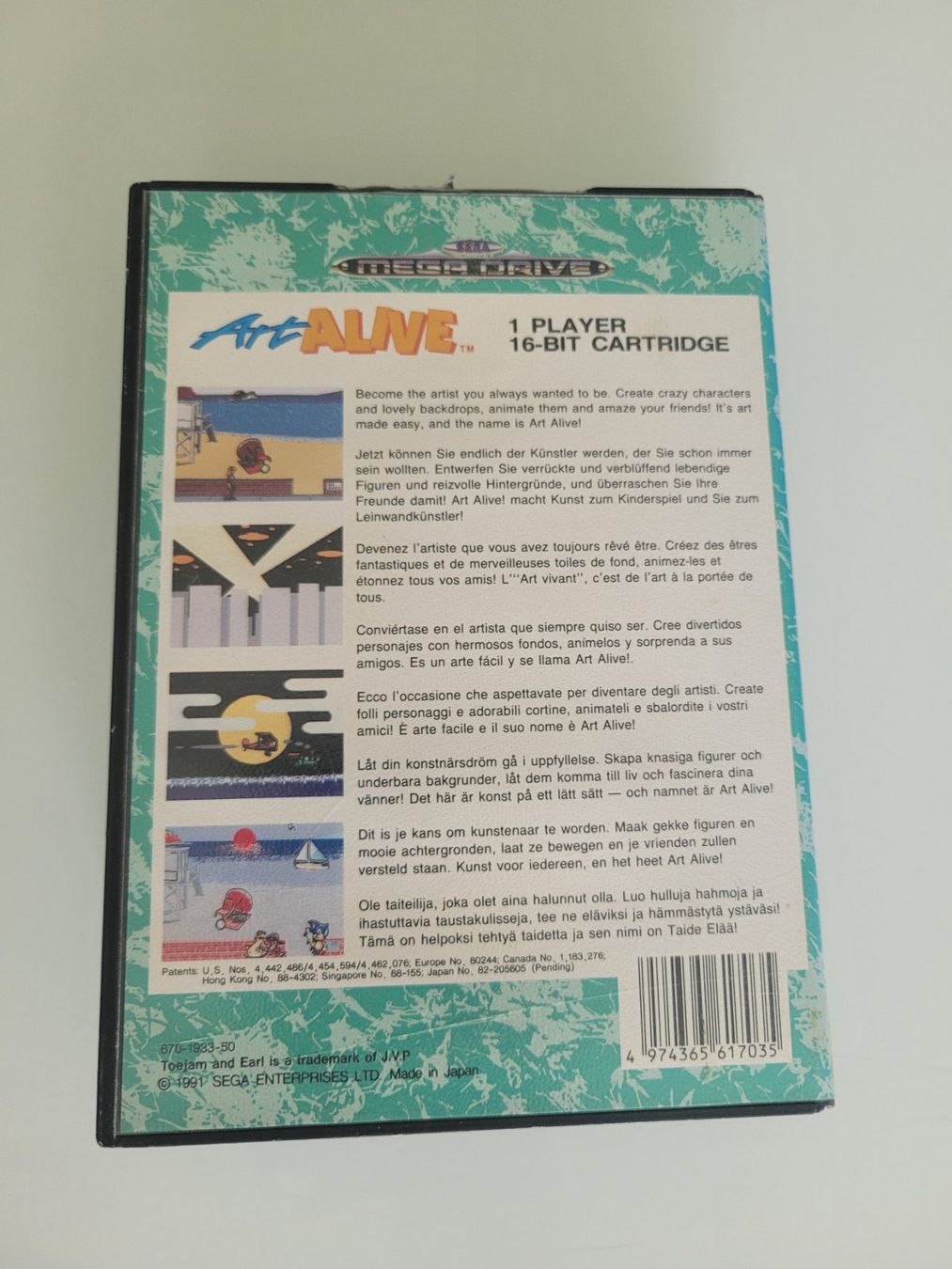Giochi: Art Alive (Mega Drive) – Usato da Uezwil venduto da -Retrogames- 2