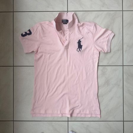Polo Ralph Lauren Big Pony Poloshirt Rosa Herren ca. L