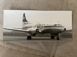 Swissair Convair CV-440 Metropolitane Foto 11x5cm Rarität