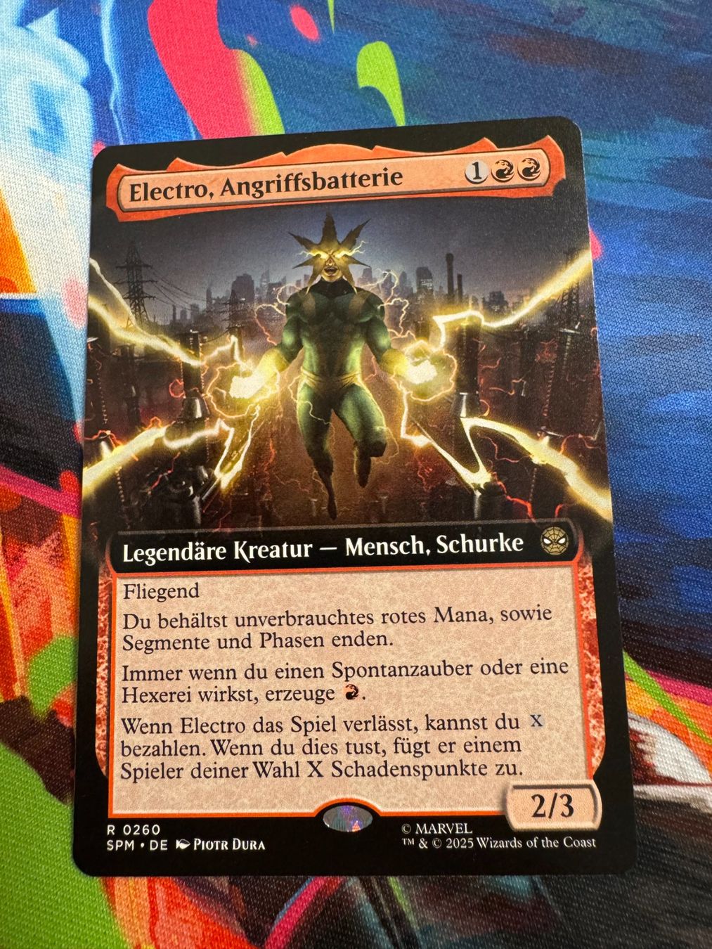 Magic The Gathering Carte collezionabili: Electro, Angriffsbatterie - Marvel's Spider-Man - Magic – Nuovo (secondo la descrizione) da Bülach venduto da Pfrenzel