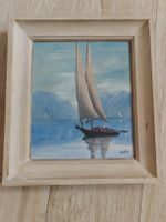Peinture marine / Seemalerei - Voilier/Segelboot - Signé