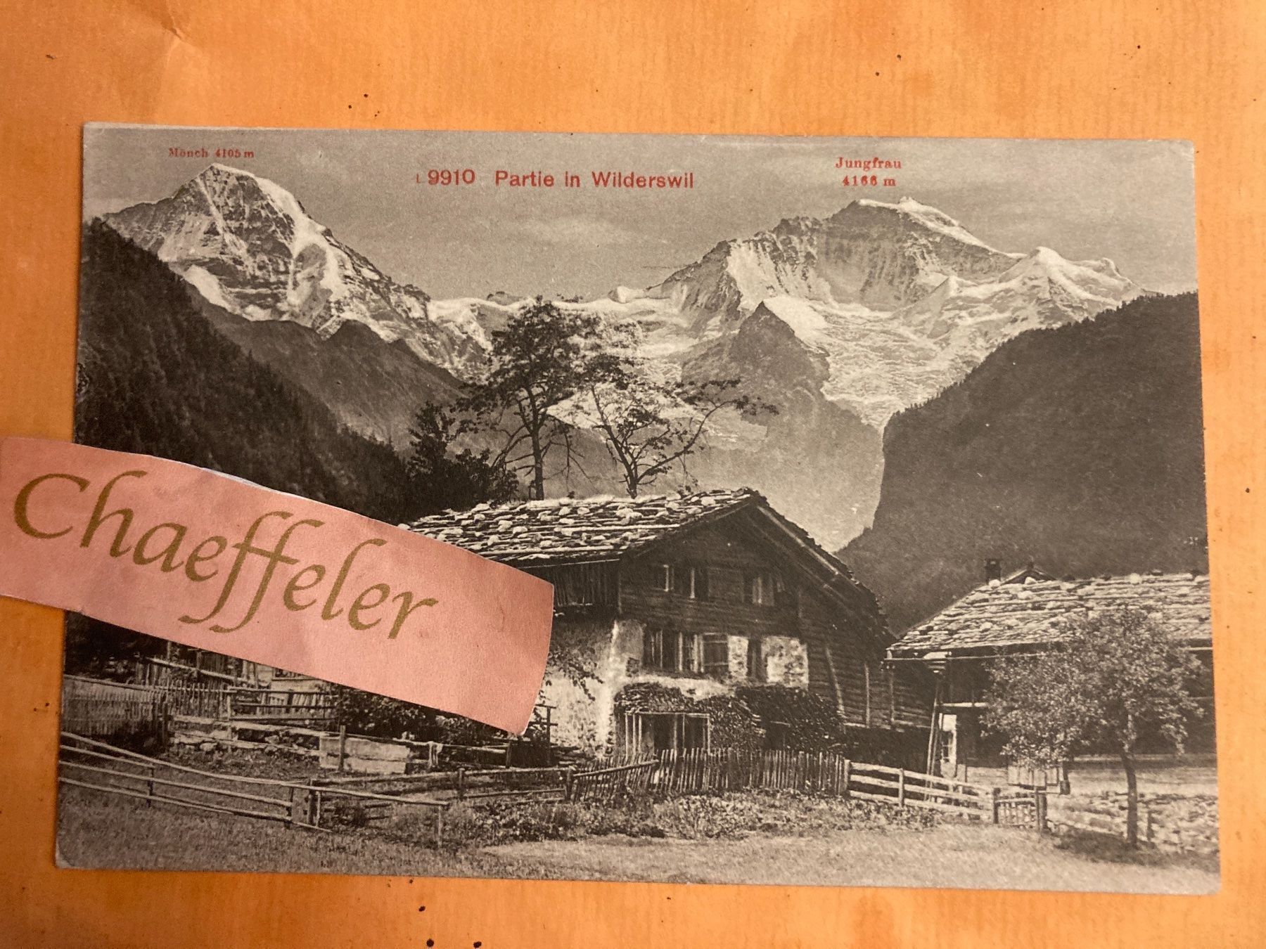 Ansichtskarten: 9910 Partie in Wilderswil – Gebraucht aus Zürich von Chaeffeler