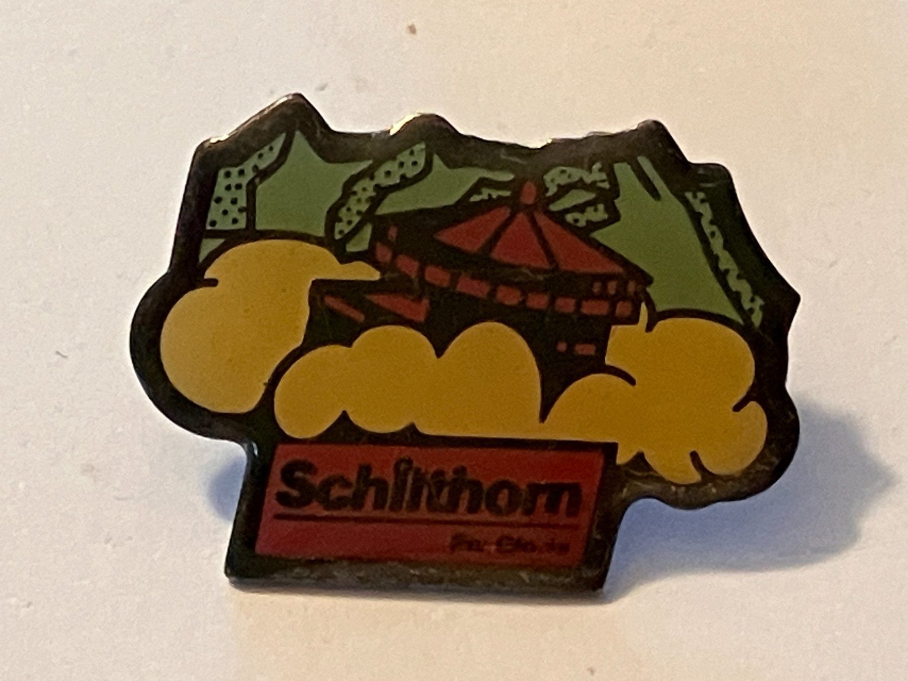Plaketten & Abzeichen: 1 Pin Schilthorn Piz Gloria – Gebraucht aus Basel von djwwpp