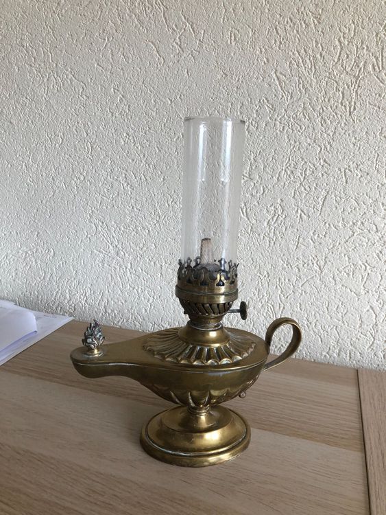 Kleine Öllampe Messing antik Kaufen auf Ricardo
