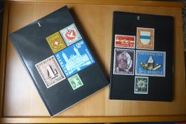 1973 Schweizer Briefmarken Band 1 + 2 - Silva Verlag
