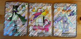 Rare Lot de 3 Cartes A5 Pokémon EX brillantes État neuf