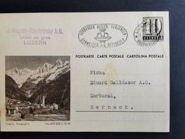 Bildpostkarte   Soglio   Graubünden 1944