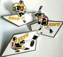 • EHCW Eishockey Club Wetzikon ZH set 3x Hockey  Pins S1.48