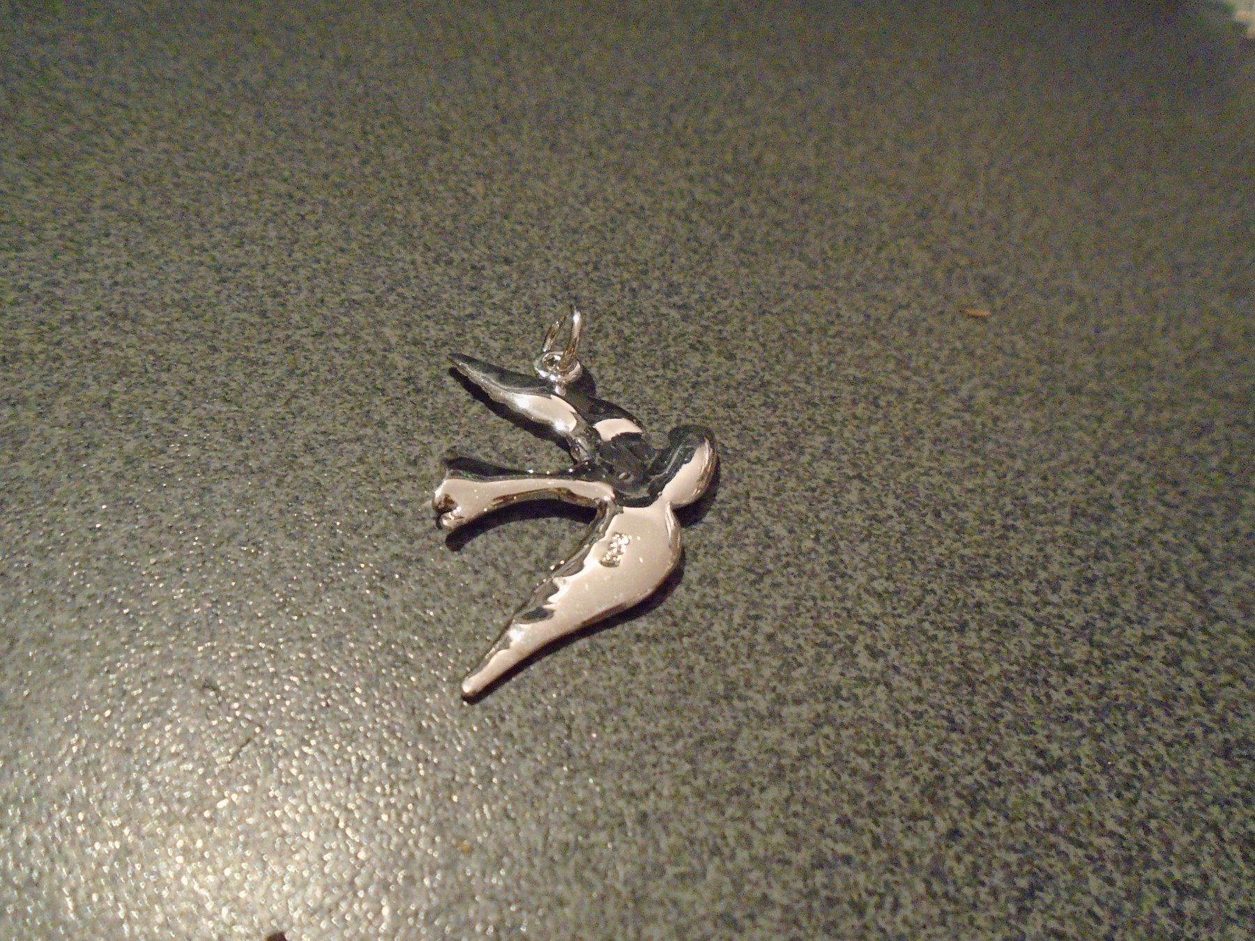 Pendentifs: Anhänger Vogel, silberfarbig – Neuf avec emballage d'origine à Zürich par abraxas1291