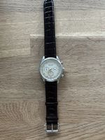 Massimo Dutti Chronograph Uhr mit Lederarmband und Stoffban