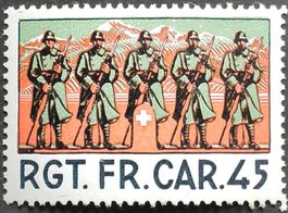 Soldatenmarke 2.WK, Grenz Schützen Rgt 45, Wi Gz 52