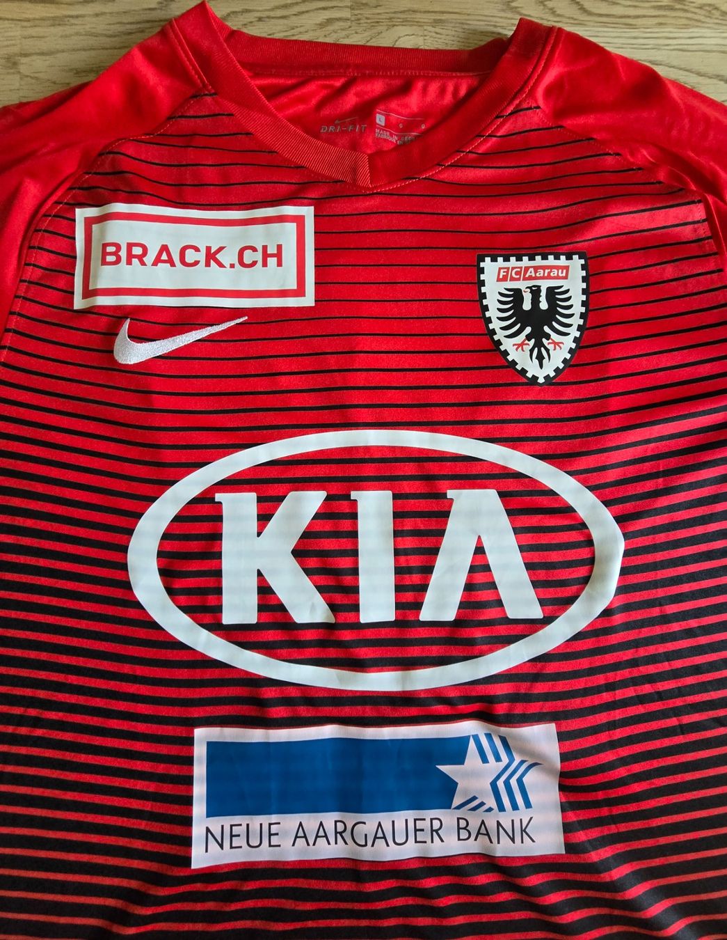 Nike Canottiere & Pantaloni: FC Aarau | Ciarrocchi | 2019/20 | Matchworn? – Usato da Zollbrück venduto da MiKron 2
